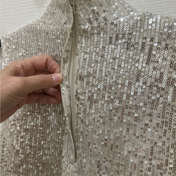 7 For All Mankind Sequin Bodysuit SIZE S Excellent condition - Picture 4 of 9